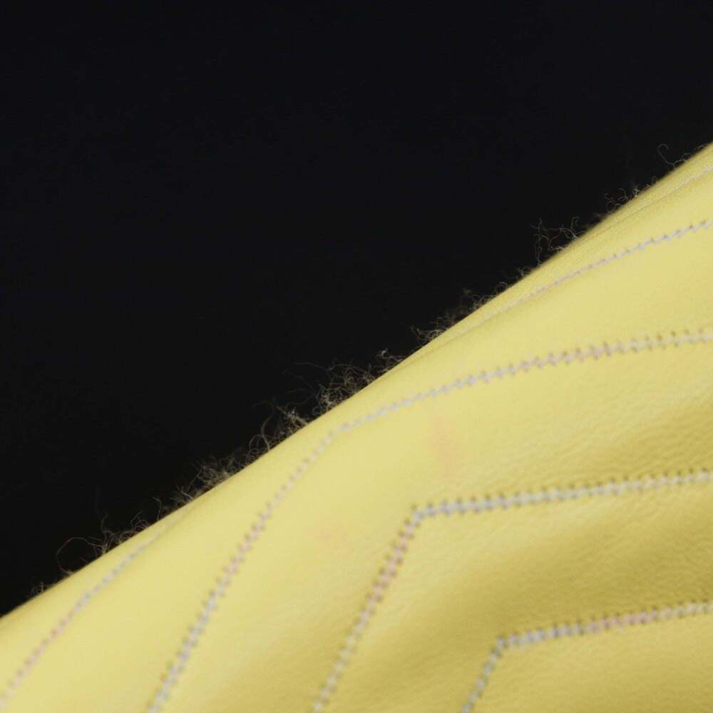 CHANEL Authentic Yellow Lambskin Leather Logo Wallet - Picture 10 of 16